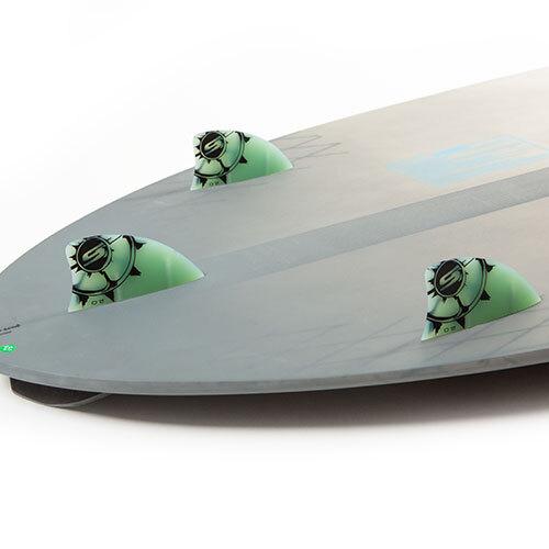 2" Symetrical G10 Skim Fins x 3 Pack